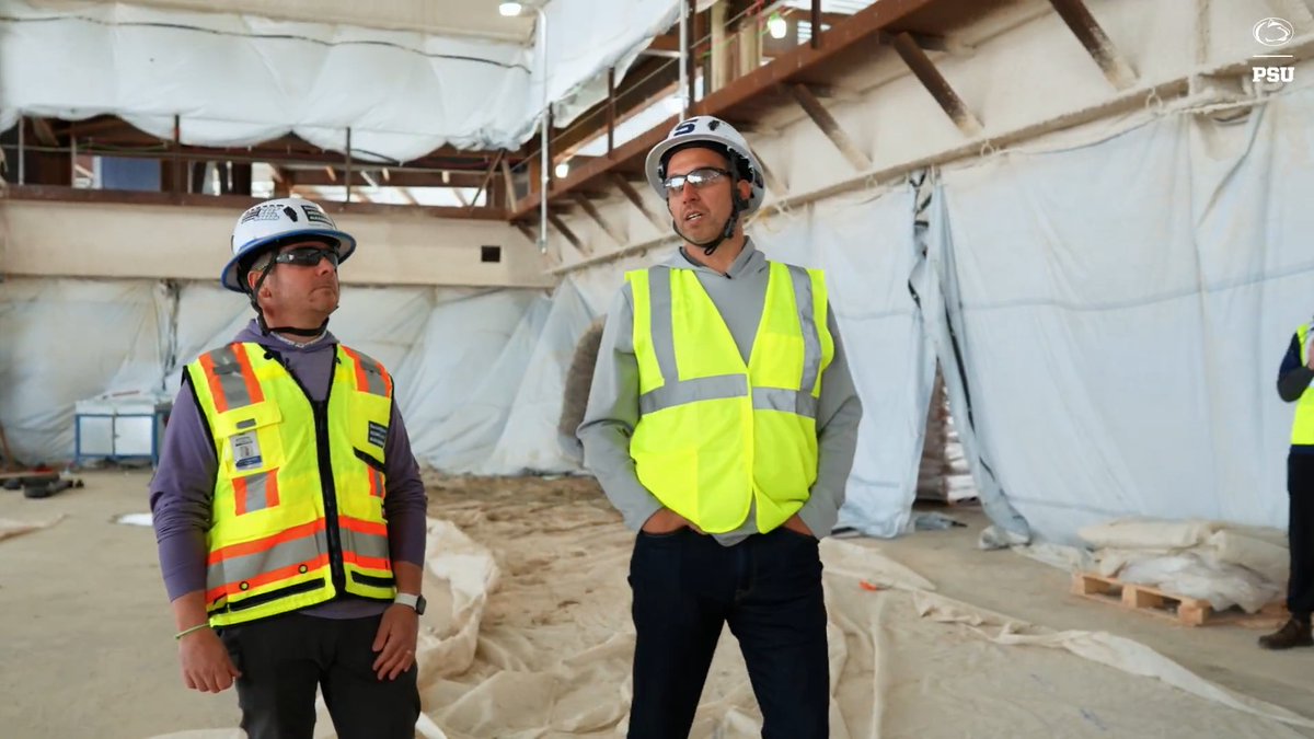 Bigger, better and built for the future. An inside look at the @Beaver_Stadium progress with Coach Campbell.