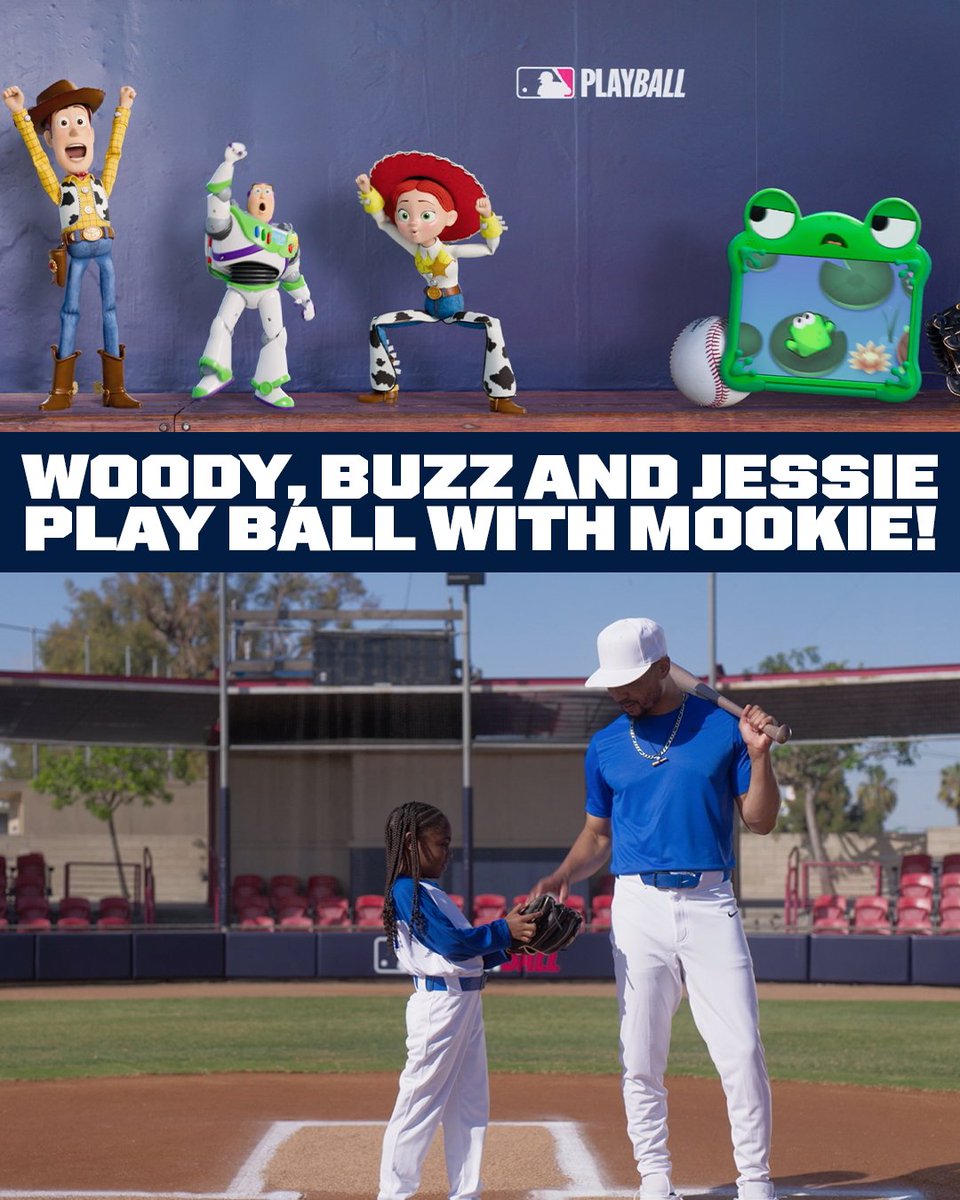 Woody and Buzz want YOU to get out and play to celebrate PLAY BALL Weekend! Let's All PLAY BALL!