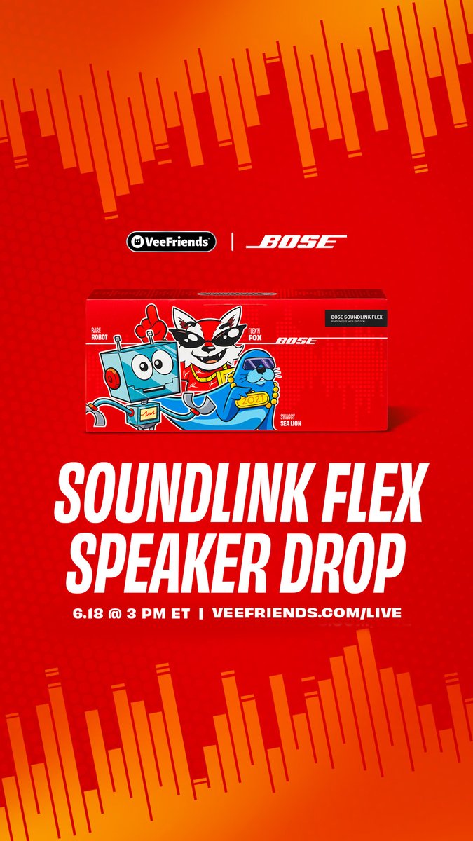 🔊 SUMMER JUST GOT LOUDER 🔊 VeeFriends x Bose is about to bring the noise!