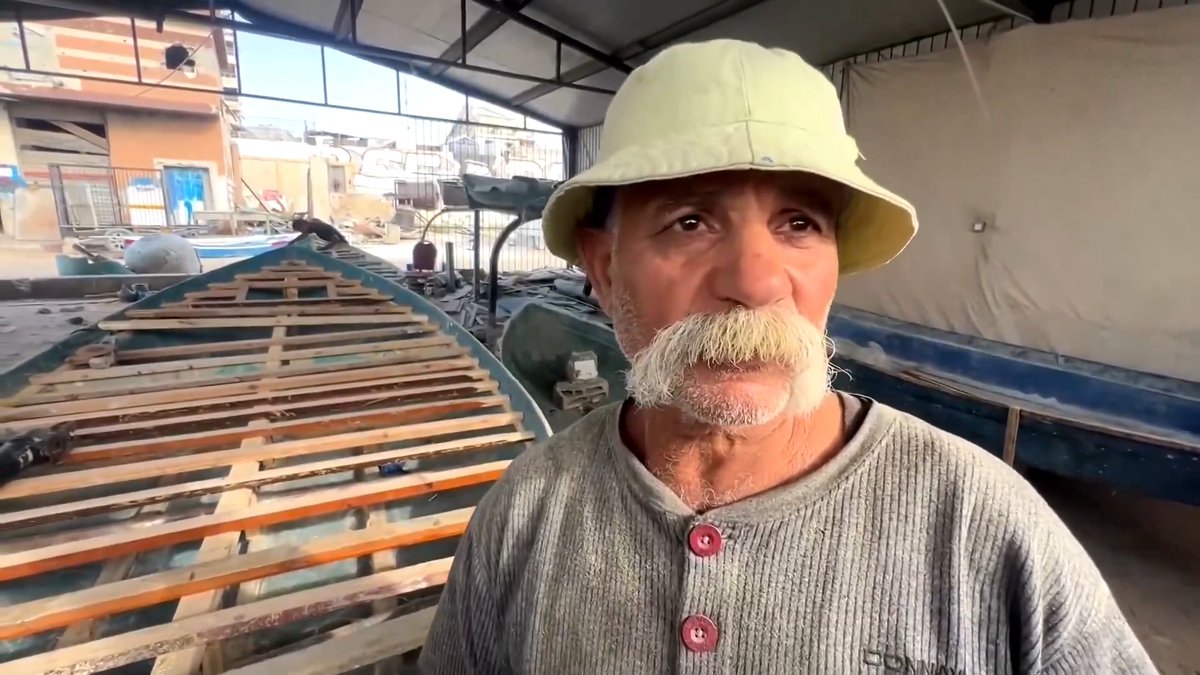 Gazans are upcycling rubble scraps to repair and repurpose small pleasure boats into fishing vessels — a lifeline for the enclave — as Israeli restrictions have made fiberglass unaffordable