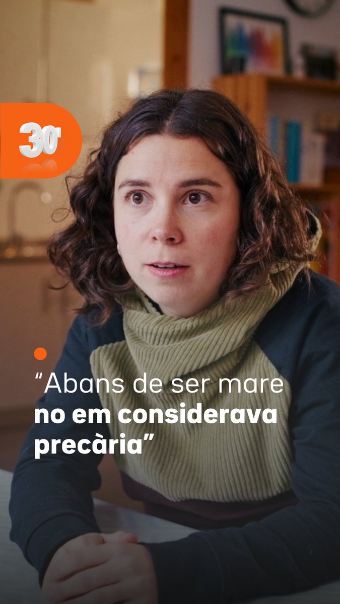 "Jo abans de ser mare no em considerava precària, ara sí." Judit Barberà, que va decidir ser mare sola, denuncia la precarietat amb què viuen les famílies monoparentals #MaresInvisibles3Cat #30minuts3Cat