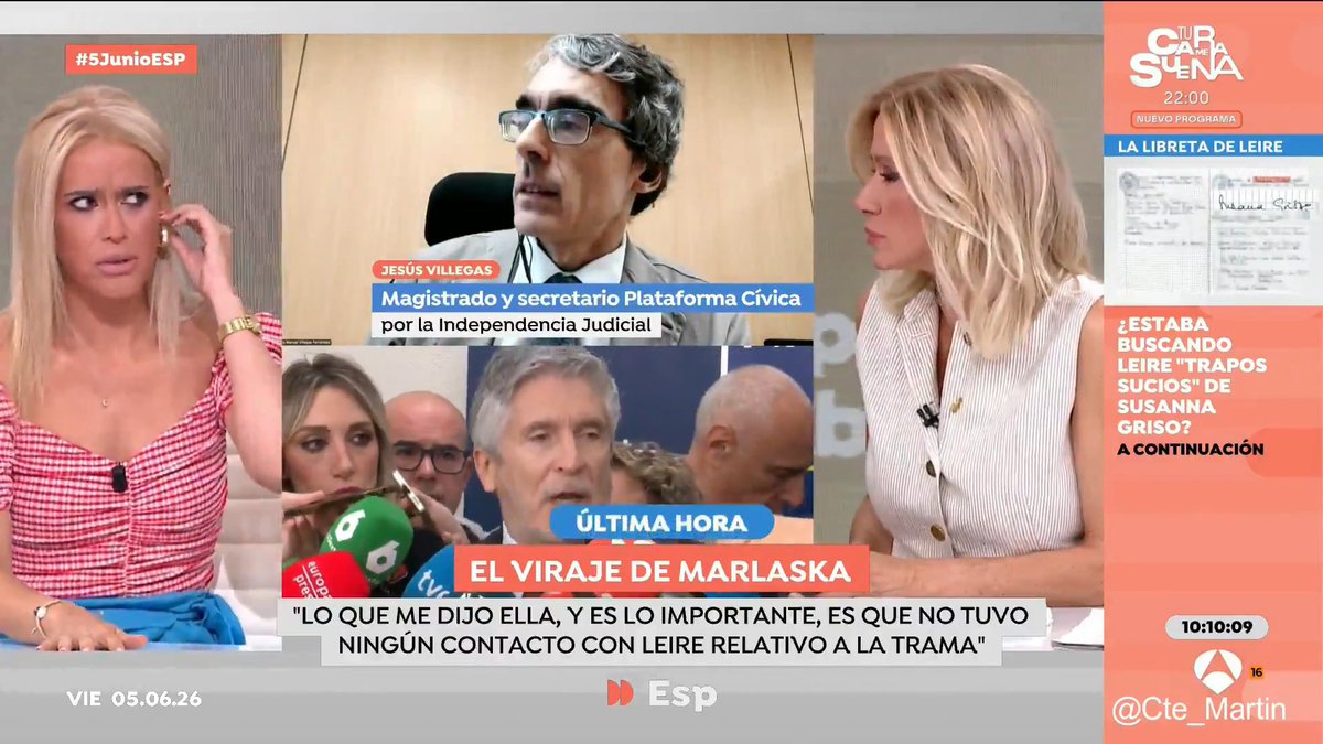 BRUTAL ENCONTRONAZO del juez Jesús Villegas Juez Eutimius (Jesús Villegas), secretario de la Plataforma por la Independencia Judicial, con Afra Blanco, activista, en el programa Espejo Público Espejo Público de Susanna Griso.