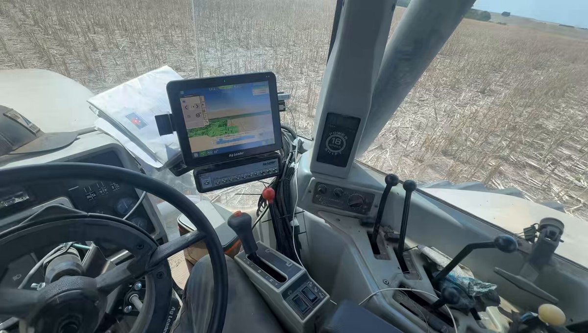 I’ll take my lazy millennial award now. Ag Leader Technology turn path working flawlessly on a 1997 White 6215.