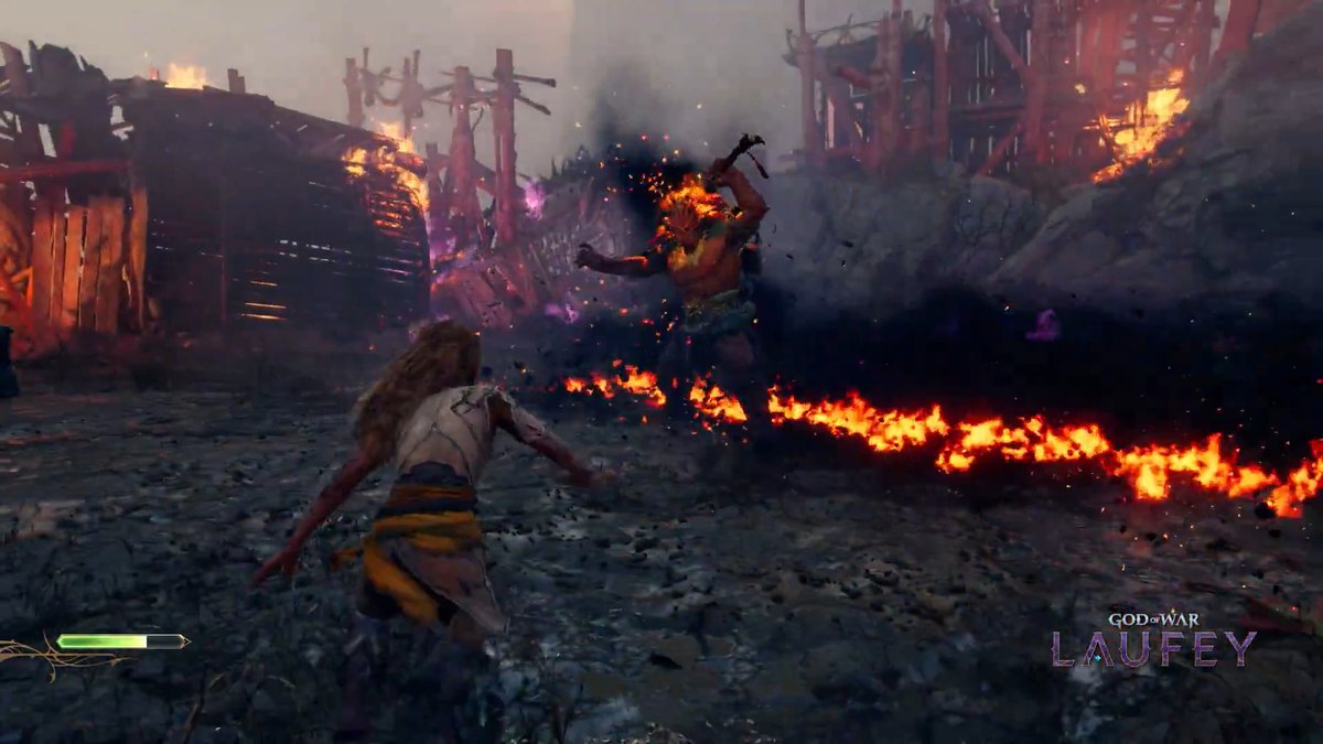 God of War Laufey features fast-paced combat and defensive maneuvers that rely on Faye's mobility. Learn how the dev team designed the upcoming combat encounters: