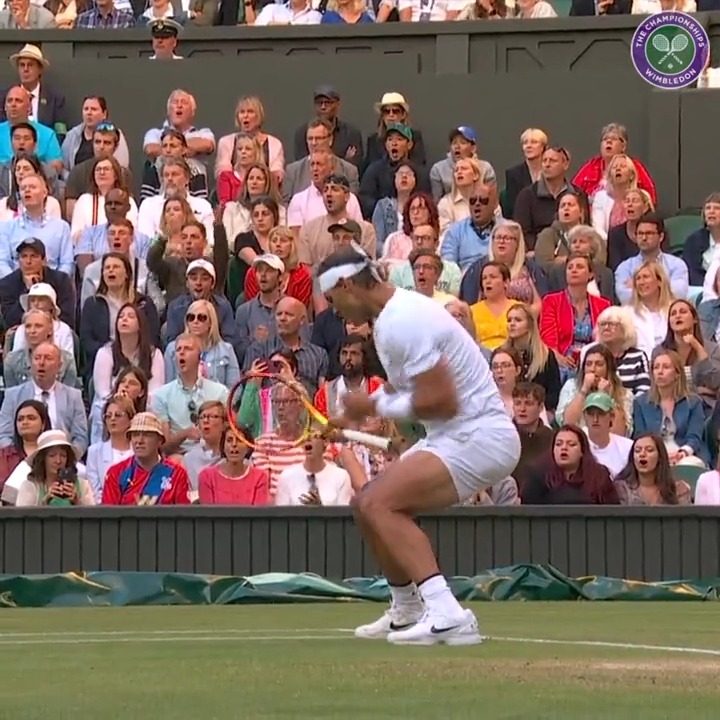 Rafael Nadal, Wimbledon 2022. The streets will never forget.