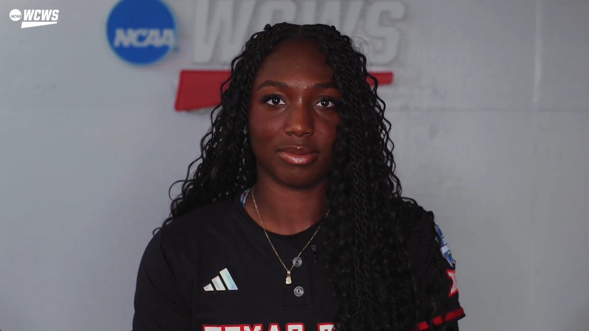 "I hope I've left my imprint on this sport and left it better than I found it." NiJaree Canady writes a moving letter to softball. #WCWS x Texas Tech Softball