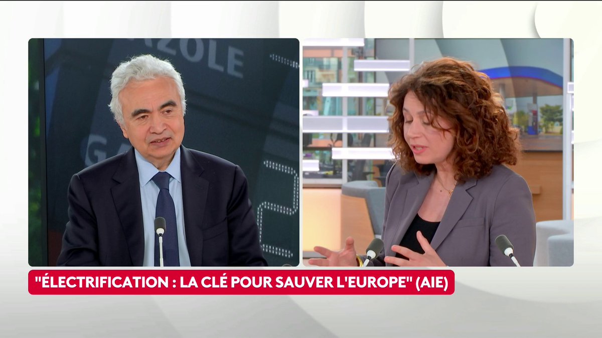 🔴 Énergie : "Les camions seront de plus en plus électrifiés, non pas à cause du changement climatique, mais parce que l’électrification coûte moins cher et garantit une plus grande sécurité d’approvisionnement", affirme Fatih Birol. #ToutEstPolitique #canal16