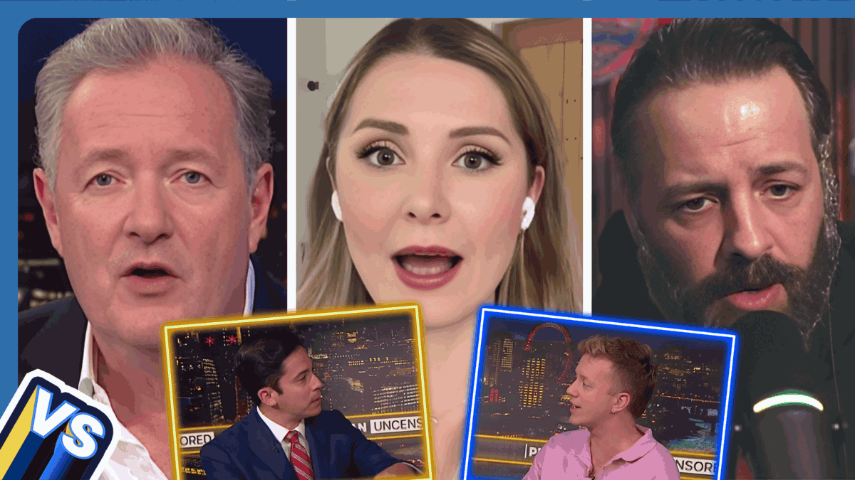 "You are afraid of your own closeted homosexual feelings!" James Barr vs Michael Knowles plus ex trad wife Lauren Southern vs Andrew Wilson... Just dropped! 👇 📺 Piers Morgan | Lauren Southern | Andrew Wilson | Michael Knowles | James barr