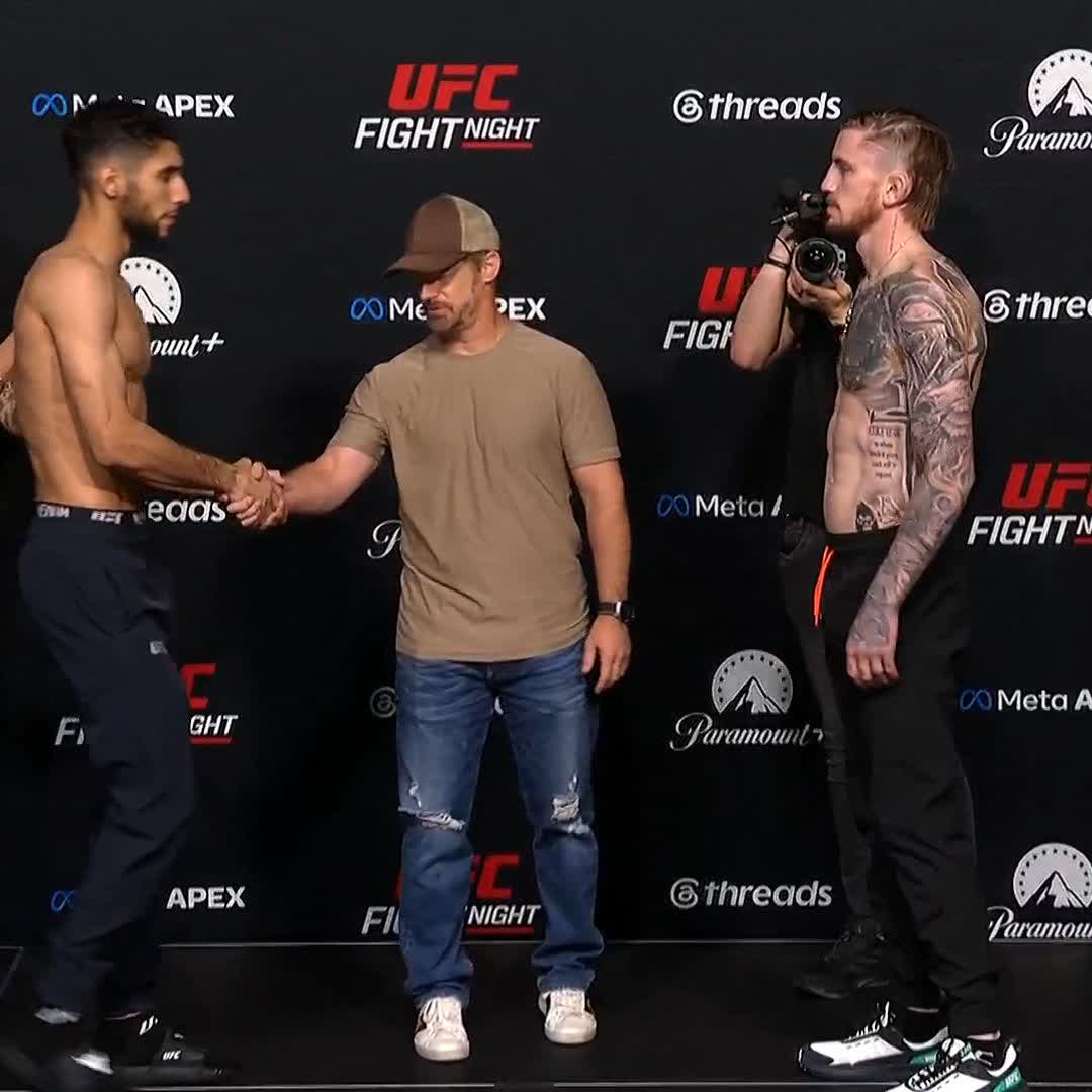 👀 Farès Ziam n'a pas détourné le regard ! 📺 Ne manquez pas l'#UFCVegas118 dans la nuit de samedi à dimanche sur 🇫🇷 RMC Sport