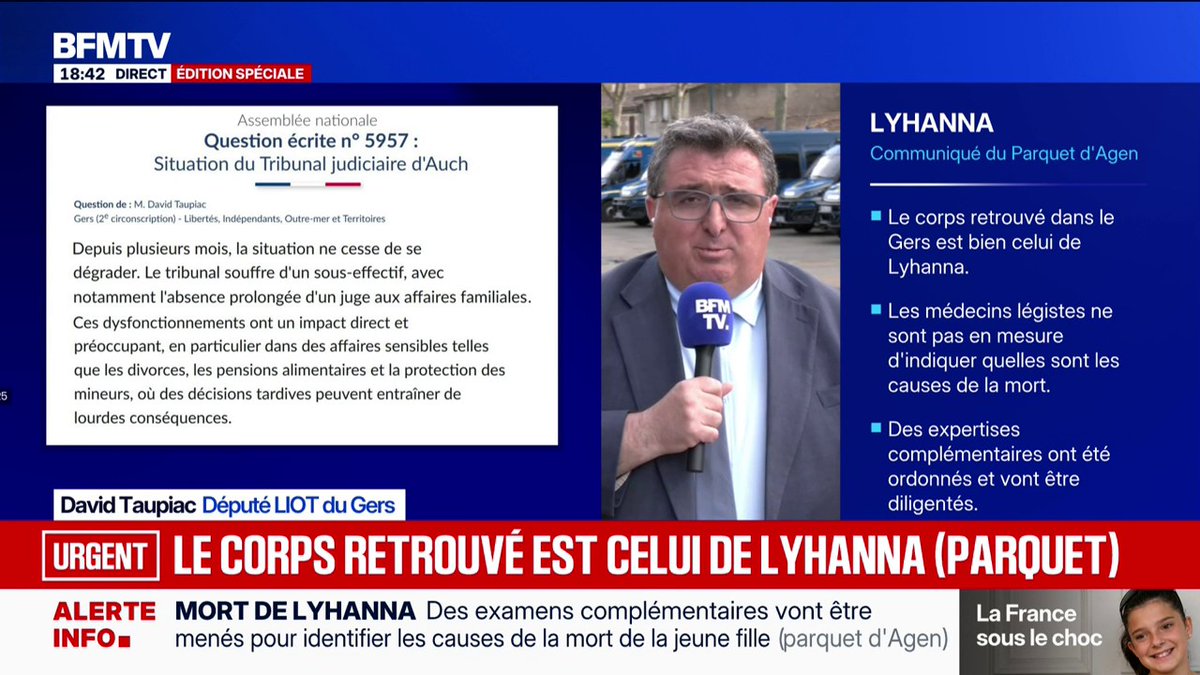 Pour une fois une éditorialiste s’énerve et ferme sa gueule au porte parole de Darmanin pour laisser parler le député LIOT qui avait dès 2025 alerté Darmanin sur les graves manquements du parquet du Gers faute de moyens pour protéger les enfants des pédos!