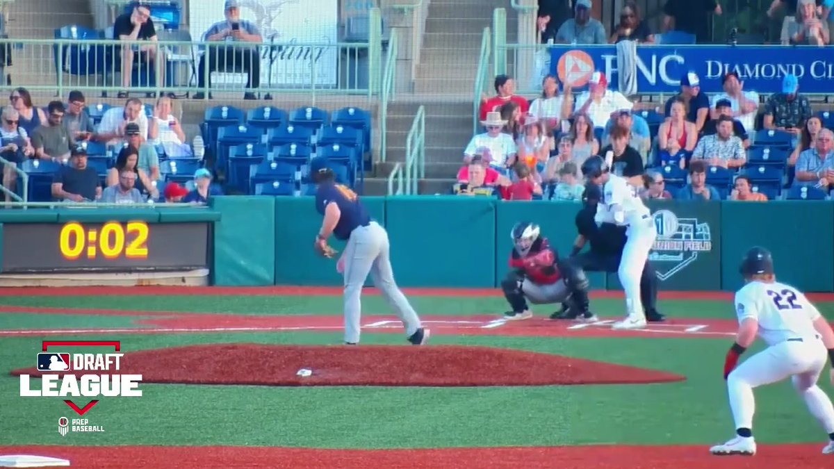 In 2.2 innings of relief, Parker Burgess' MLB Draft League return showcased new and improved stuff with a sweeper that carried 3️⃣0️⃣0️⃣0️⃣ rpm of spin. 😵💫 🦌 𝐅𝐁: 91.9 mph (T94.4), 2389 rpm, 10.3" HB, 2️⃣0️⃣.6️⃣" IVB 👀 𝐒𝐖: 76.3 mph, 𝟯𝟬𝟭𝟲 rpm (T3️⃣1️⃣6️⃣8️⃣), -15.8" HB (T𝟐𝟏'), -13.2" IVB Parker Burgess | State College Spikes | Charleston Baseball