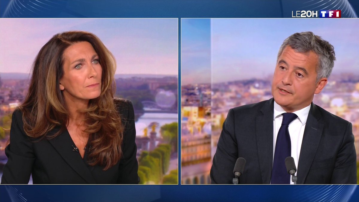 Plainte pour "viols" en août 2025 contre le suspect dans l'affaire Lyhanna : "Entre le mois août 2025, et maintenant, cette personne n'a même pas été mise en garde à vue (...) C'est contraire aux consignes générales que je donne aux magistrats du parquet", Gérald DARMANIN 📺 #LE20H