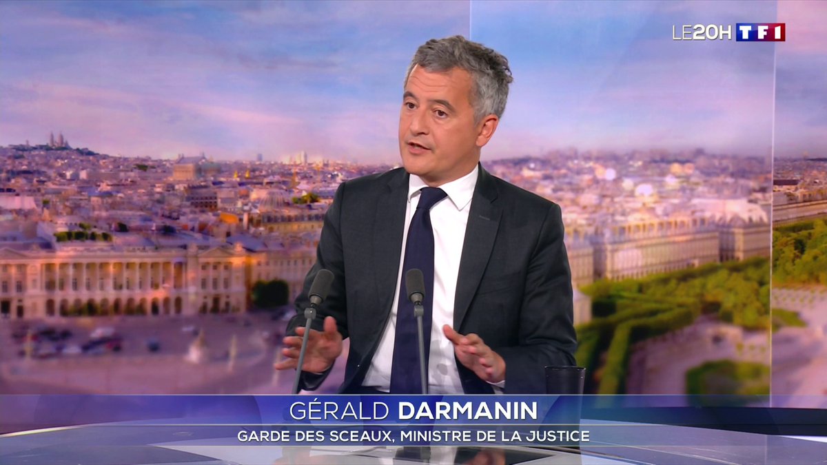"Nous n'écoutons pas la parole des enfants, notre machine policière judiciaire même si elle a fait des efforts (...) nous ne faisons pas encore assez", Gérald DARMANIN 📺 #LE20H avec Anne-Claire Coudray