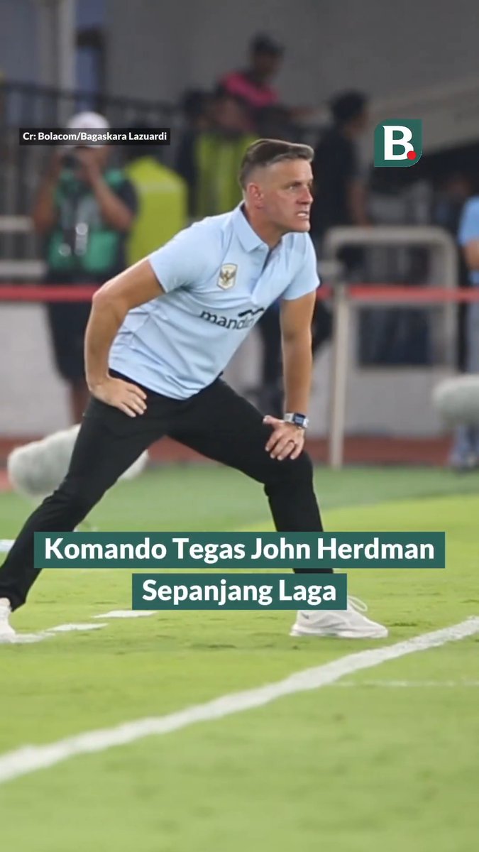 Momen saat John Herdman melakukan komando yang tegas sepanjang laga melawan Oman. #BolacomID #blcgoks #blclpt #FIFAMatchday #TimnasIndonesia
