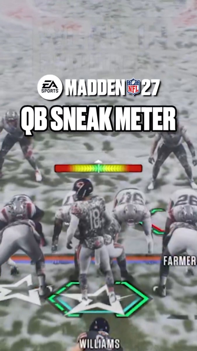 New QB Sneak Meter made Henry Leverette and Jonbeast lock in QUICK 🔒😂 More info in the #Madden27 Gameplay Deep Dive!