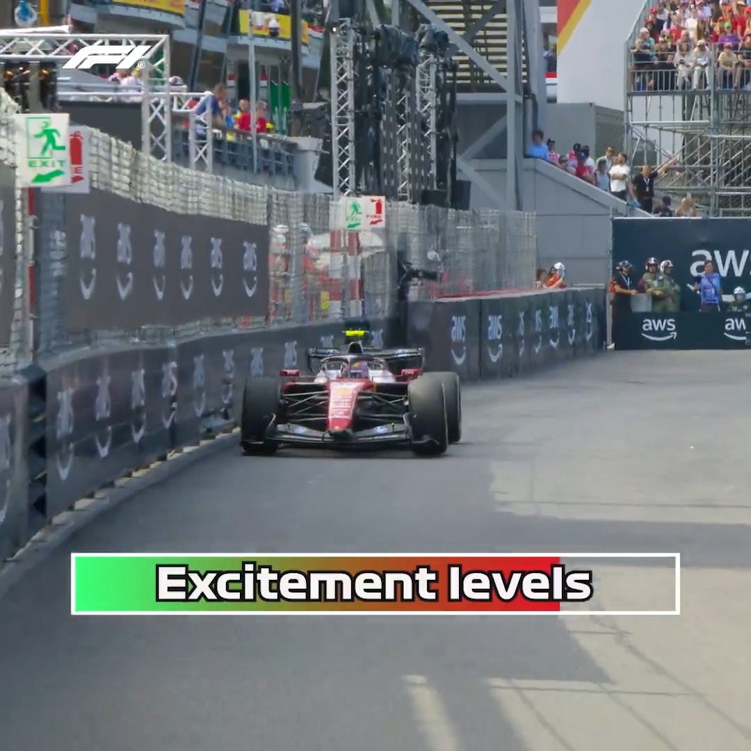FP2 delivered some exciting little moments between the Monaco barriers! 😊🙌 #F1 #MonacoGP
