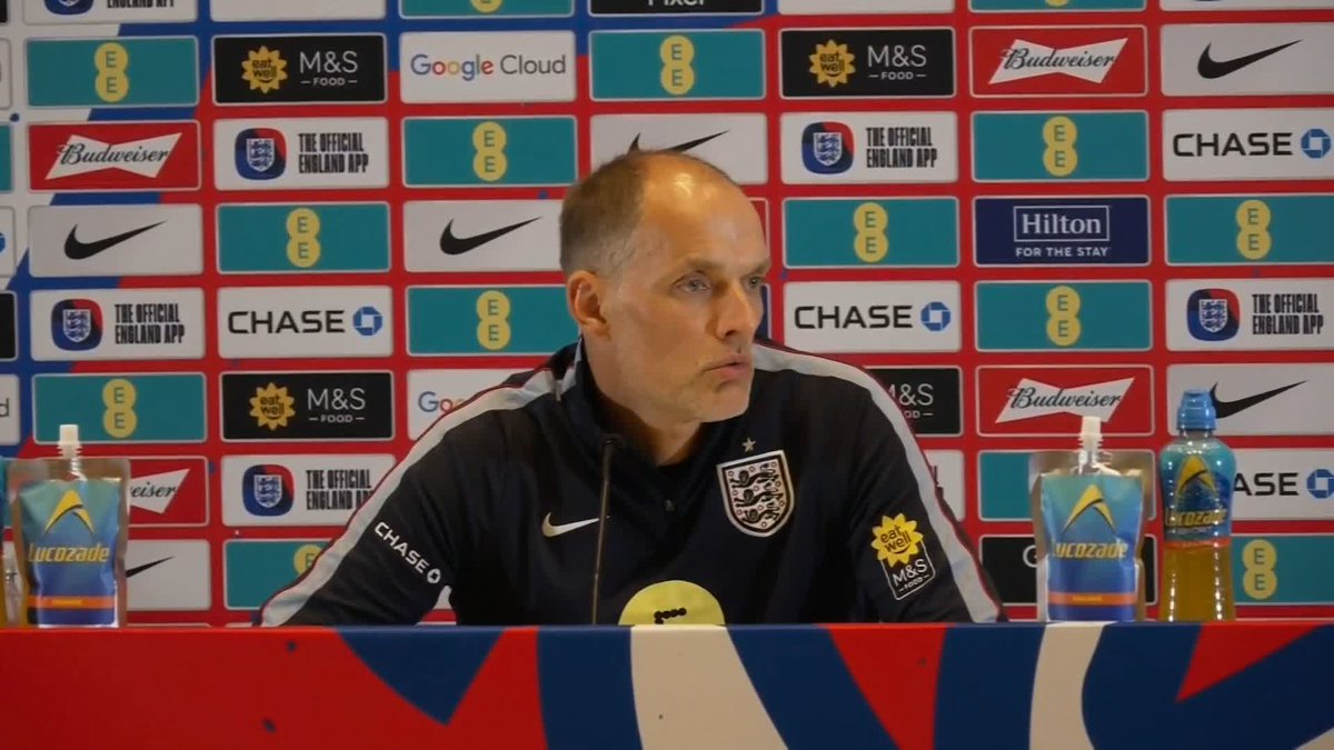 "I have a clear idea of 14 or 15 starters for us." Thomas Tuchel on whether he knows his starting XI for England's first World Cup fixture against Croatia 🇭🇷