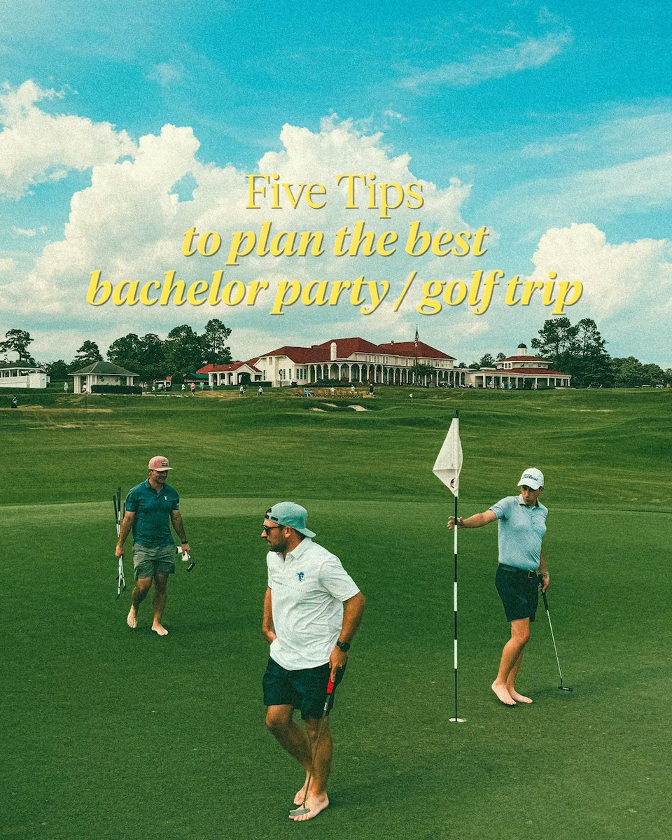 Golf trip season has arrived. 🔥 Here are our five tips to make this year's trip the best one yet.