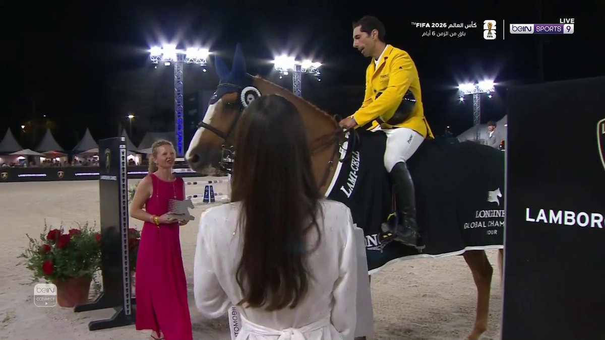 🏇🏆 تتويج برازيلي في جولة كان! 🥇 يوري منصور يتوّج في شوط ضد الساعة مع جولة تمايز ضمن بطولة غلوبال تور للفروسية - جولة كان 2026 🇧🇷 #الفروسية