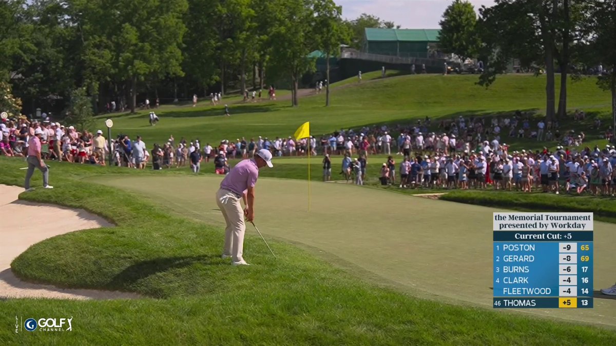 Jack: "He needs to be in a Houdini class to get this close" JT: 🧙♂️ 📺 Golf Channel | the Memorial