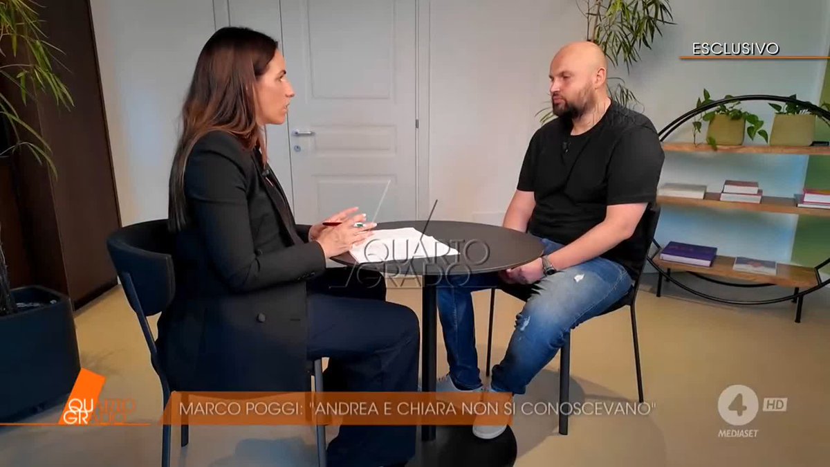 "Faccio fatica a trovarci una logica perché non c’era nessun contatto, non ho nessun ricordo di Chiara con i miei amici" A #Quartogrado Marco Poggi commenta l'ipotesi del movente a sfondo sessuale di Andrea Sempio