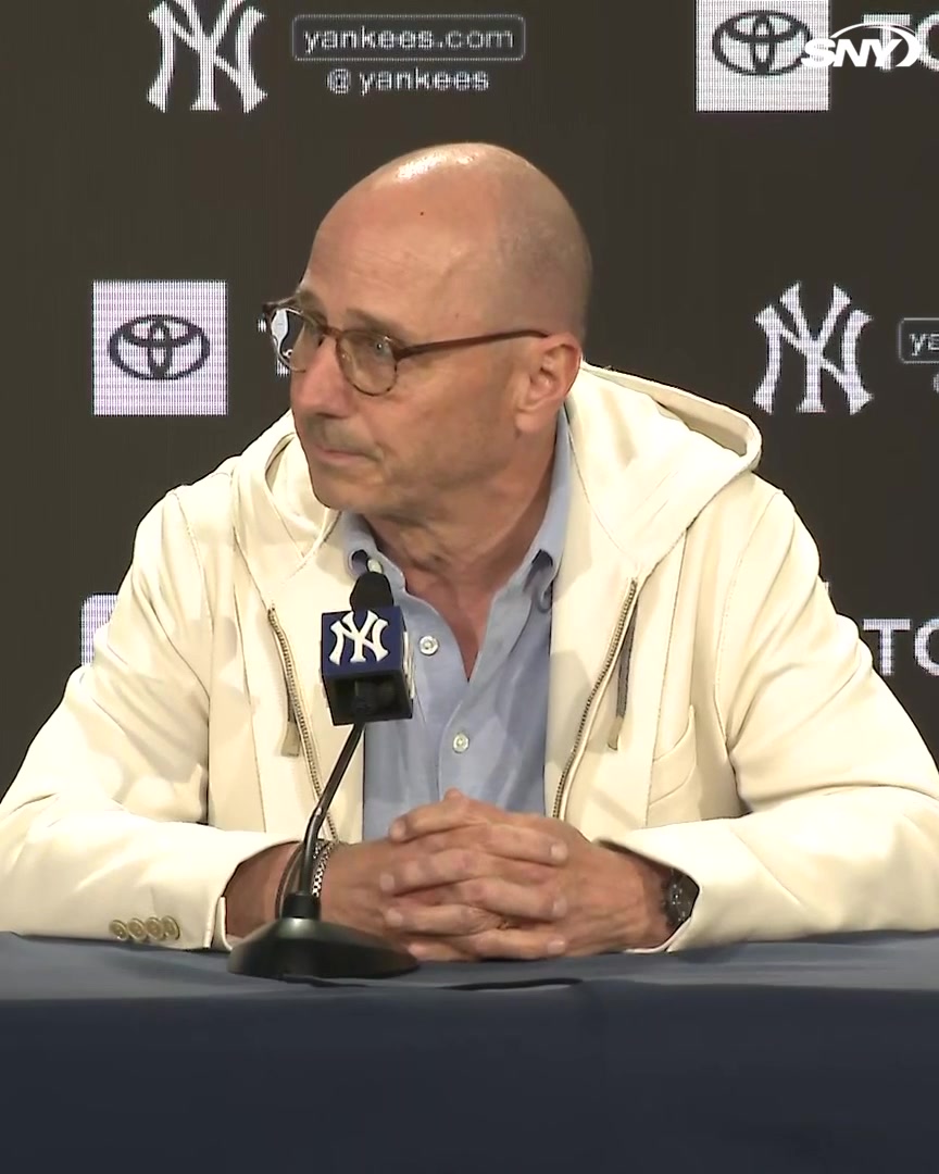 "We've got a good club regardless. It's obviously not as good without Aaron Judge, but still good enough." Brian Cashman talks about how the Yankees can "weather the storm" without Aaron Judge: