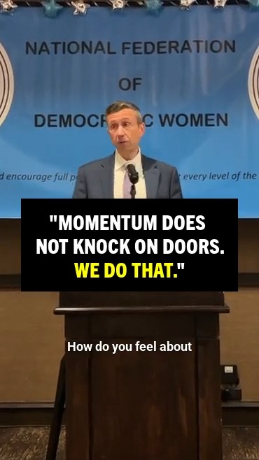 Democrats have the momentum heading into November’s midterms. But as I told the National Federation of Democratic Women, momentum doesn’t knock on doors. It doesn’t register voters. It doesn’t get out the vote. We must put in the work to ensure a blue wave this fall.