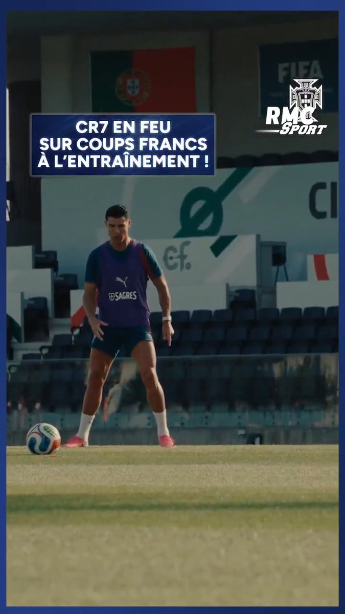 🇵🇹 Cristiano en feu total sur coups francs à six jours du Mondial 🎥 Portugal