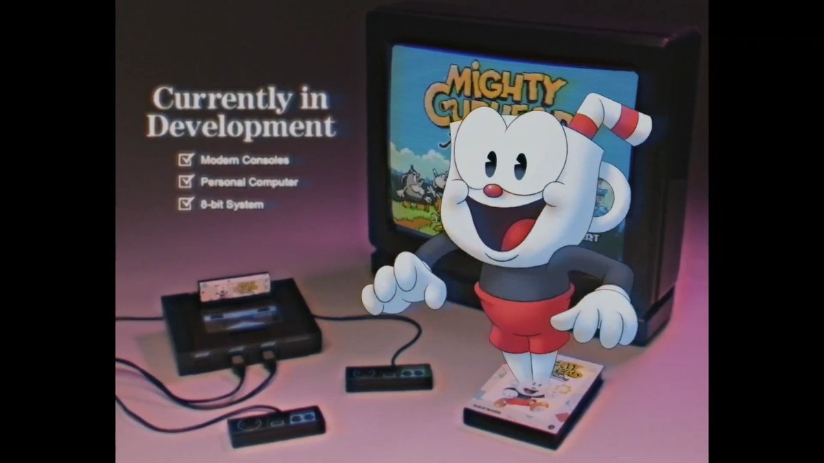 Mighty Cuphead Adventure Teaser Trailer. 8-bit retro goodness.
