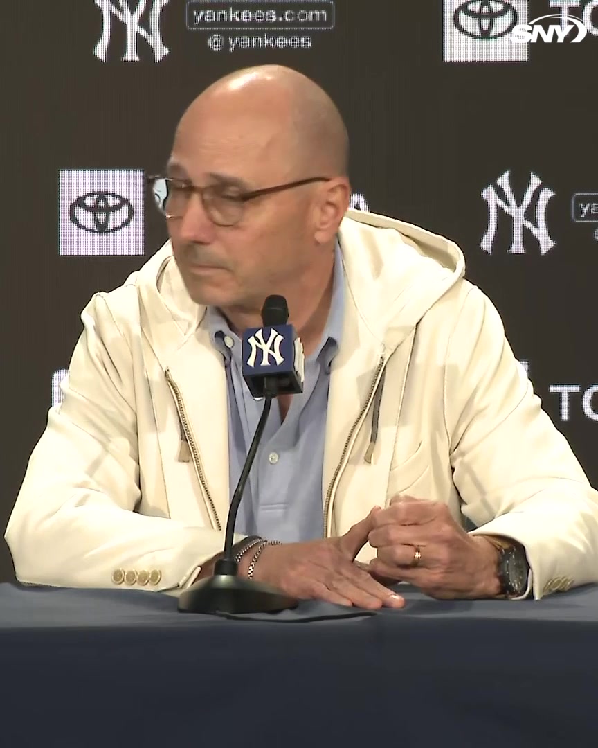 "We're intentionally trying to not put out any guesstimate, because that's what it would be, is a guesstimate. We just have to let the thing heal and then after that, we can map out a runway." Brian Cashman talks about Aaron Judge's lack of a set return timeline: