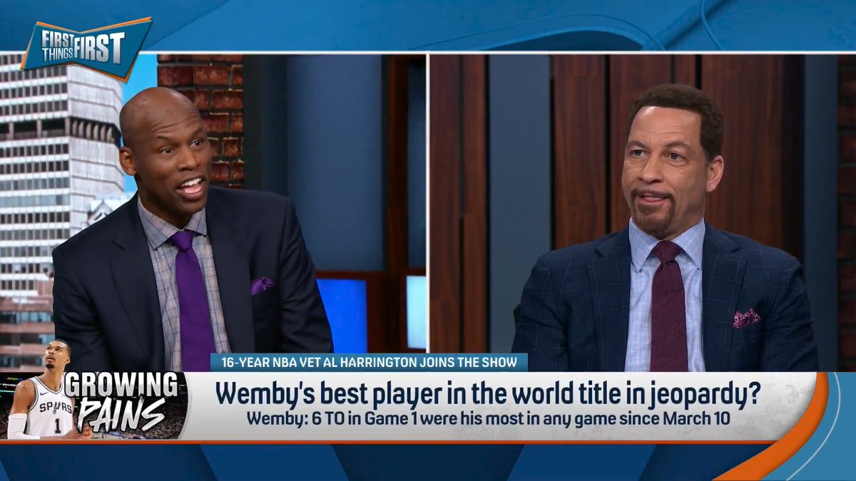 “I think it’s a little premature to say [Wemby’s] the greatest player in the NBA today. It’s Joker… I like SGA still… Before you give [Wemby] that title, he has a little more to do.” Al Harrington explains: