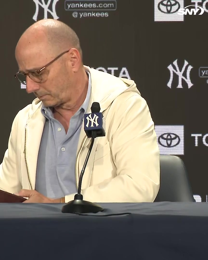 "We've just got to hold the fort, hold that spot nice and warm for him when he returns." Brian Cashman says he doesn't believe that Aaron Judge's injury will impact the Yankees' plans for the trade deadline: