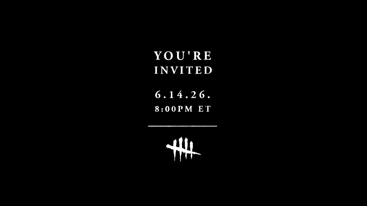 Don’t look back. The real horror lies ahead. Tune in on June 14 at 8p ET / 5p PT on YouTube or Twitch for Dead by Daylight’s 10th Anniversary livestream.