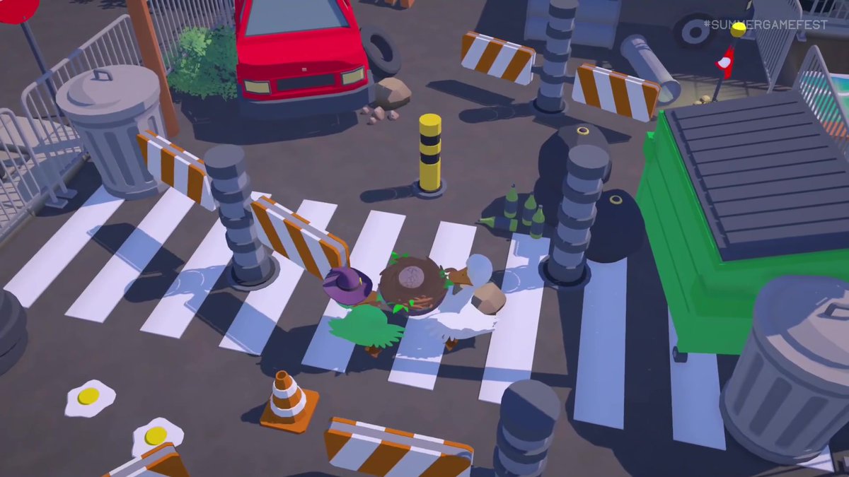 A co-op physics game about two geese and one very fragile egg, this is An Eggstremely Hard Game! #SummerGameFest