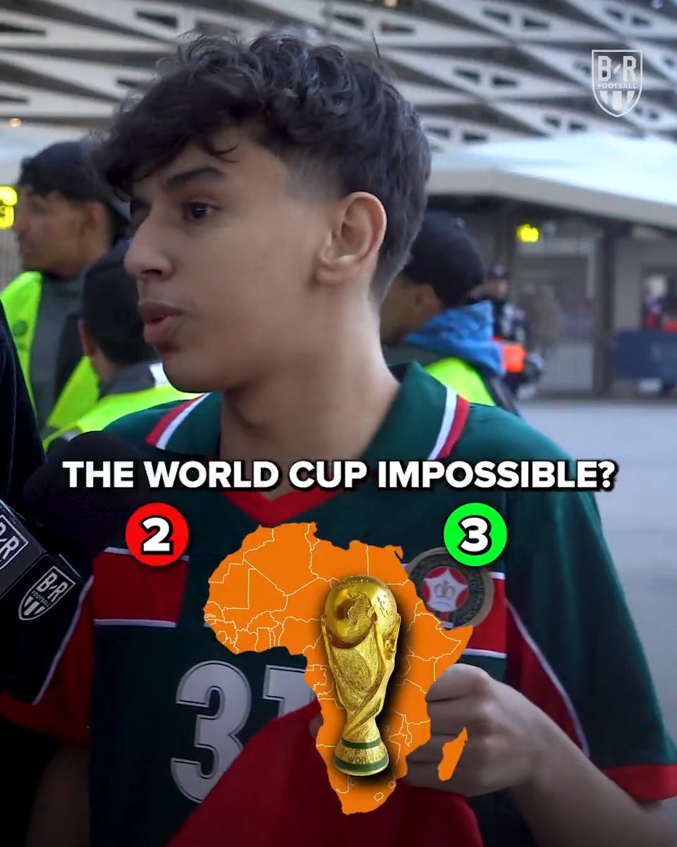 An African team winning the World Cup—Morocco fans say why not? 🌍🏆 (w/ Miles 🫰🏾🇬🇭)
