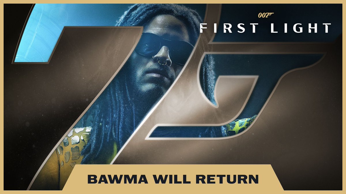 The King of Aleph needs MI6 and has personally requested Bond's help. Bawma, played by Lenny Kravitz, will return in 007 First Light. Find out what awaits you in Mauritania soon. Lenny Kravitz #EarnTheNumber #007FirstLight #LennyKravitz #SummerGameFest