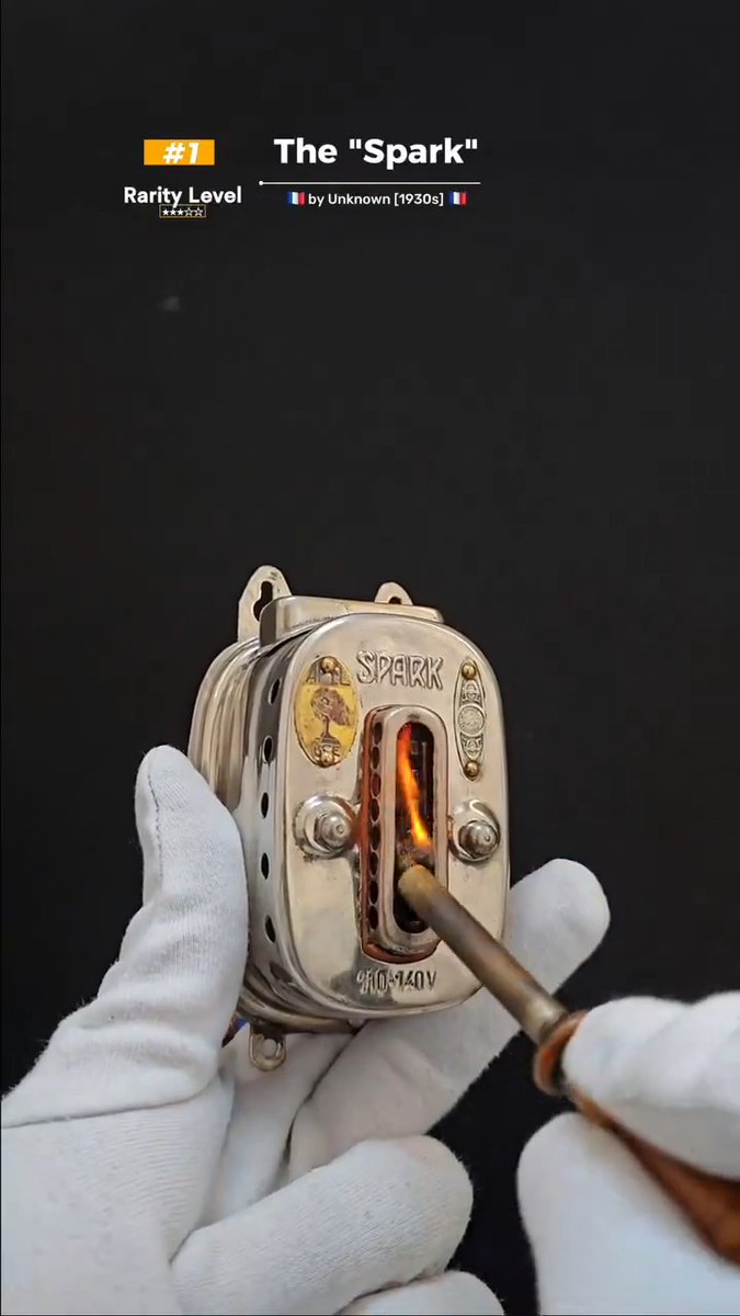 POV: You time-traveled to the 1900s and found the coolest lighter collection ever 🔥 This is pure vintage satisfaction!