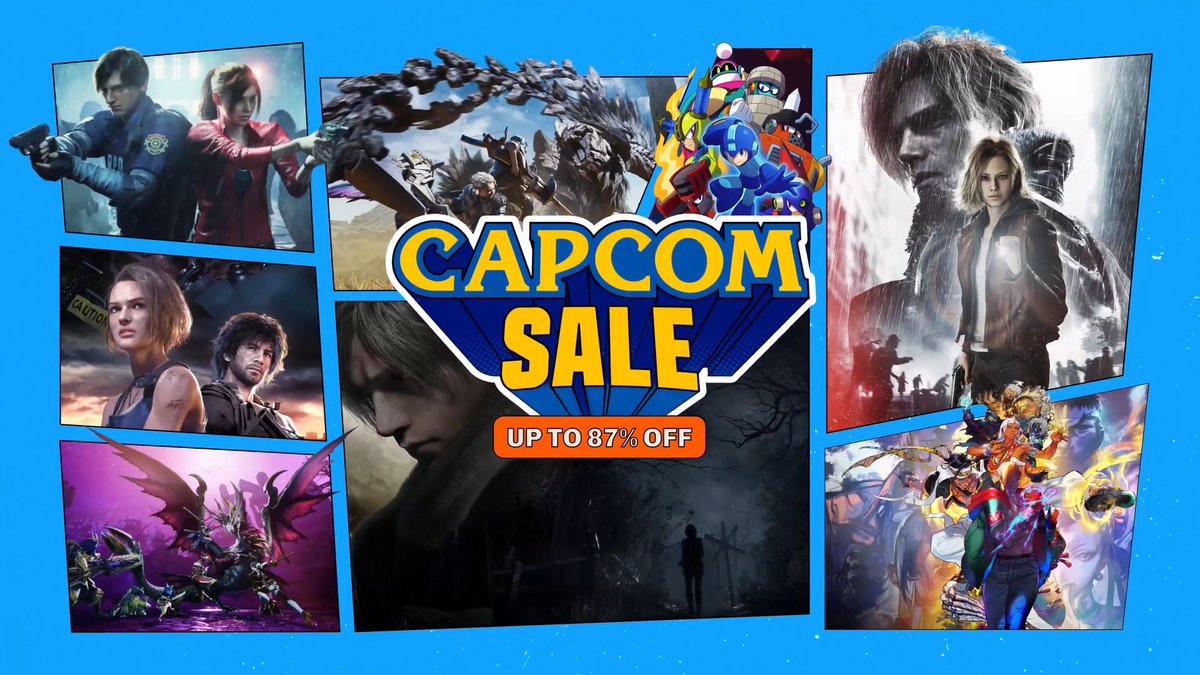 The @CAPCOMUSA Summer Game Sale is here! Take home REAL DEALS on select titles up to 87% off. *No knockoffs. #SummerGameFest