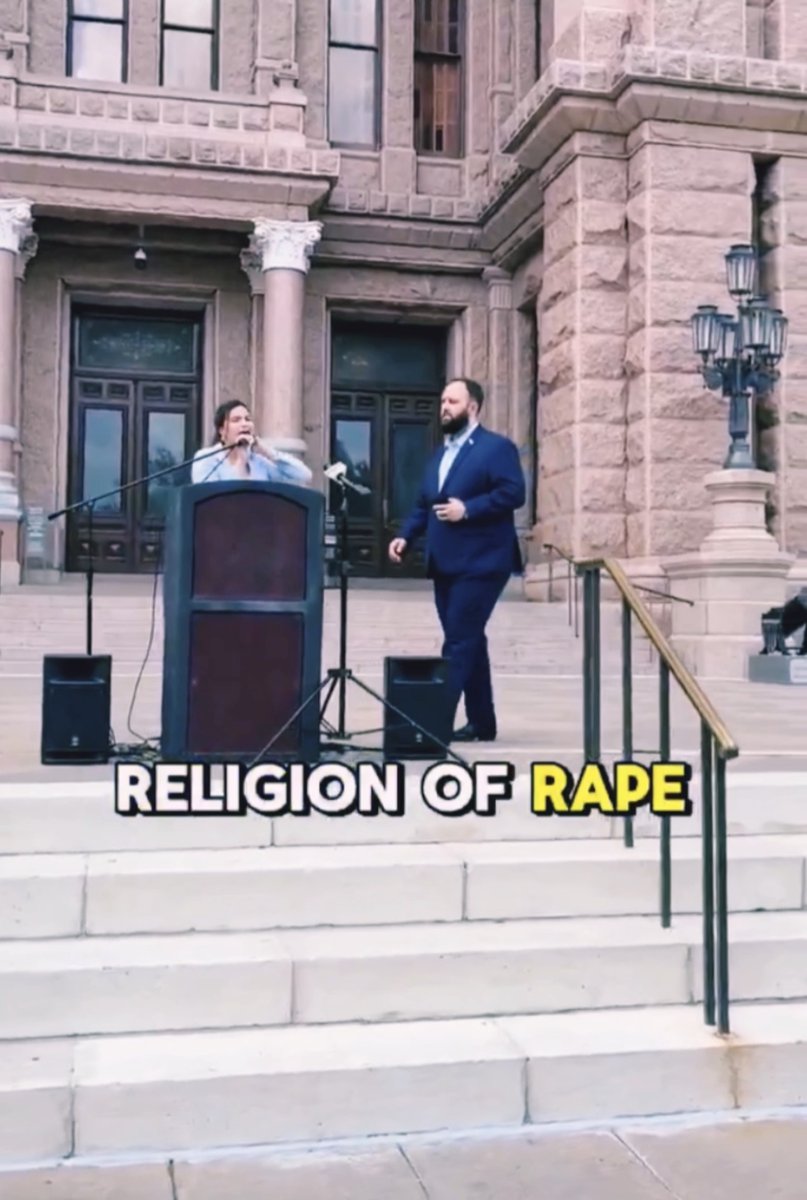 “lsIam is the reIigion of r@pe, incest, and ped0phiIia, where they bow down to a stupid rock and a false prophet. I will never let Sharia law take over Texas. This is a Christian nation!” Valentina Gomez, you're my fuckin hero!