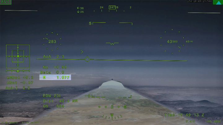 ✈️ A historic moment for the X-59 and NASA's Quesst mission. Watch the moment the X-59 exceeded the speed of sound for the first time ever, marking a major milestone on the path toward demonstrating quiet supersonic flight over land. The display shows Mach 1.07, but the aircraft is actually at Mach 1.0. The difference comes from the system's calibration, which makes the shown value slightly higher than the true speed. The calibration will continue fine-tuning as we expand the X-59's flight envelope. Learn more: #NASA #X59 #Quesst