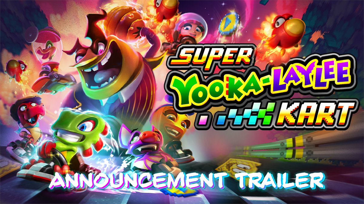 🚨 KARTING EVOLVED 🚨 Super Yooka-Laylee Kart has officially been revealed during #SummerGameFest as part of #DayOfTheDevs! A skilful, expressive and explosive racer built around mastery, rivalry, and revenge-fuelled comebacks 💥 🏁 Precision arcade racing ⚡ Rage-fuelled payback 🎮 Up to 8-player split-screen 🌪️ Create your own races, rules & rivalries Wishlist now on Steam! -