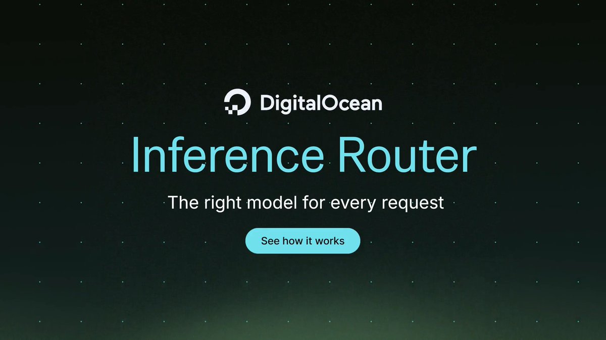 Treating every inference request the same is lighting money on fire. DigitalOcean Inference Router sends each request to the right model automatically–lower cost, faster response, and no quality tradeoff. Open-source engine. Drop-in API. Live since April. ✨