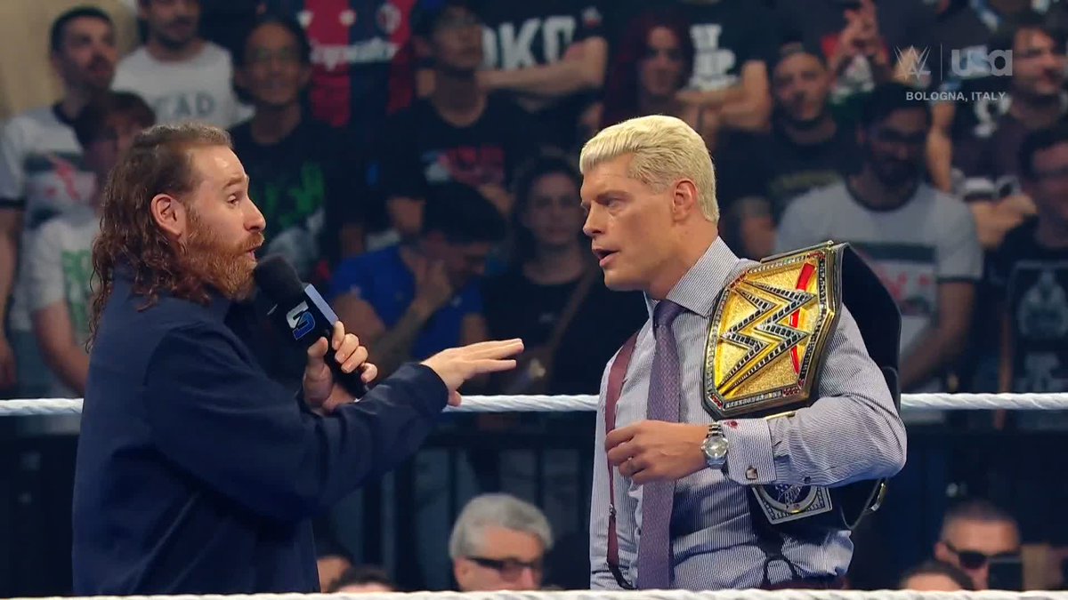 Hard to come back from that one, Cody Rhodes… 😬