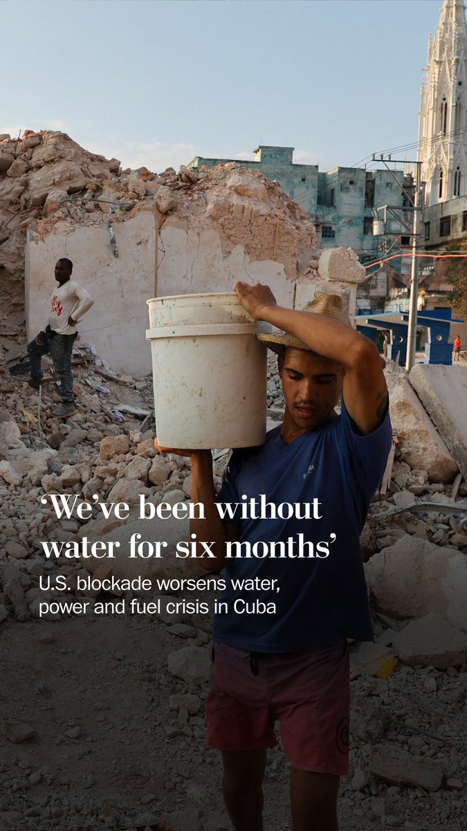 Cuba's water crisis is not new, but it has worsened in recent months. The U.S. government has tightened sanctions as it pressures the island to change its political model.