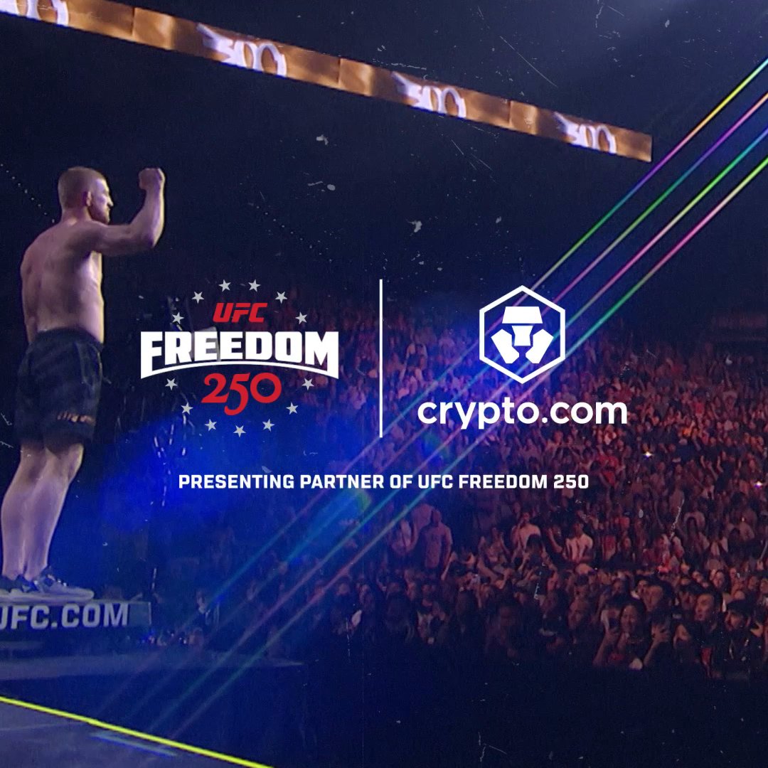 Want to own a piece of #UFCFreedom250 history? 🥊 Make your move now for a chance to win a UFC Freedom 250 Fight Night Jersey signed by Bo Nickal 🏆 ✅ Follow Crypto.com on X 🔁 Like and share this post ➡️ Complete this form: