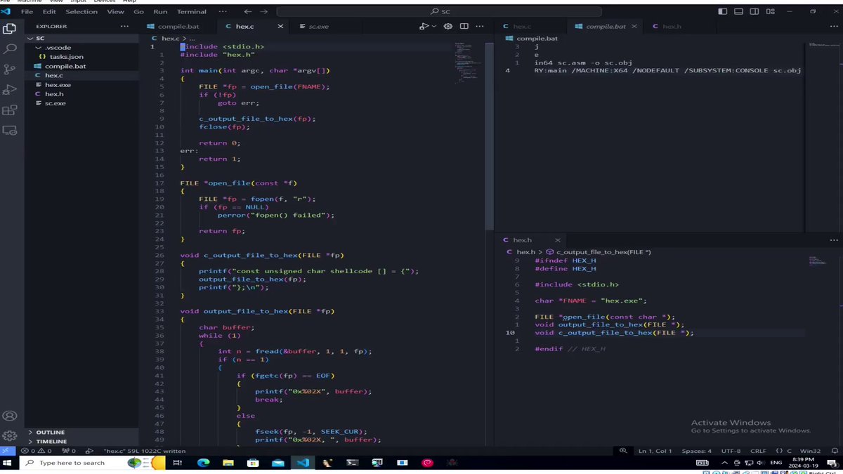 11 hours of reverse engineering, exploit dev, rop chains, custom shellcode, code caves. In 11 minutes.
