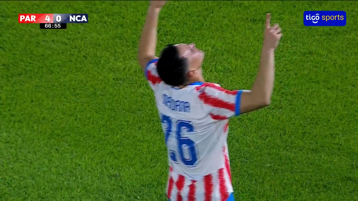 Paraguay le ganó 4-0 a Nicaragua en su último partido previo al Mundial. 🏆 Así juega la Alfaroneta, observen. 🇵🇾