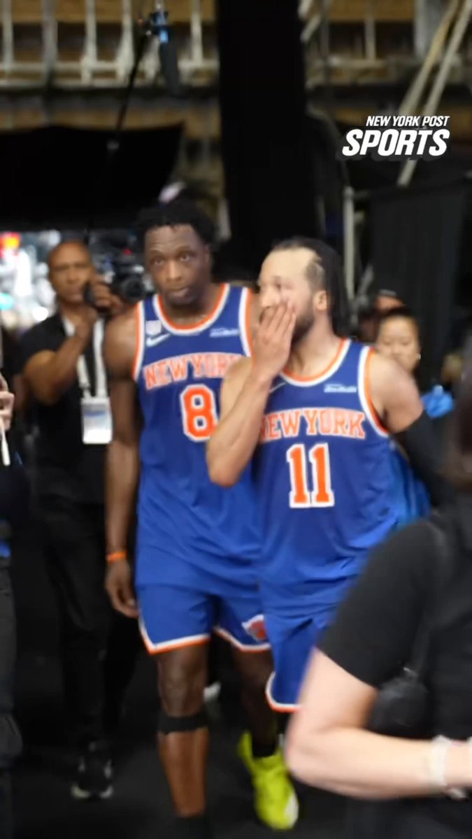 The Knicks are headed back to MSG up 2-0 and everyone is AMPED. 🔥