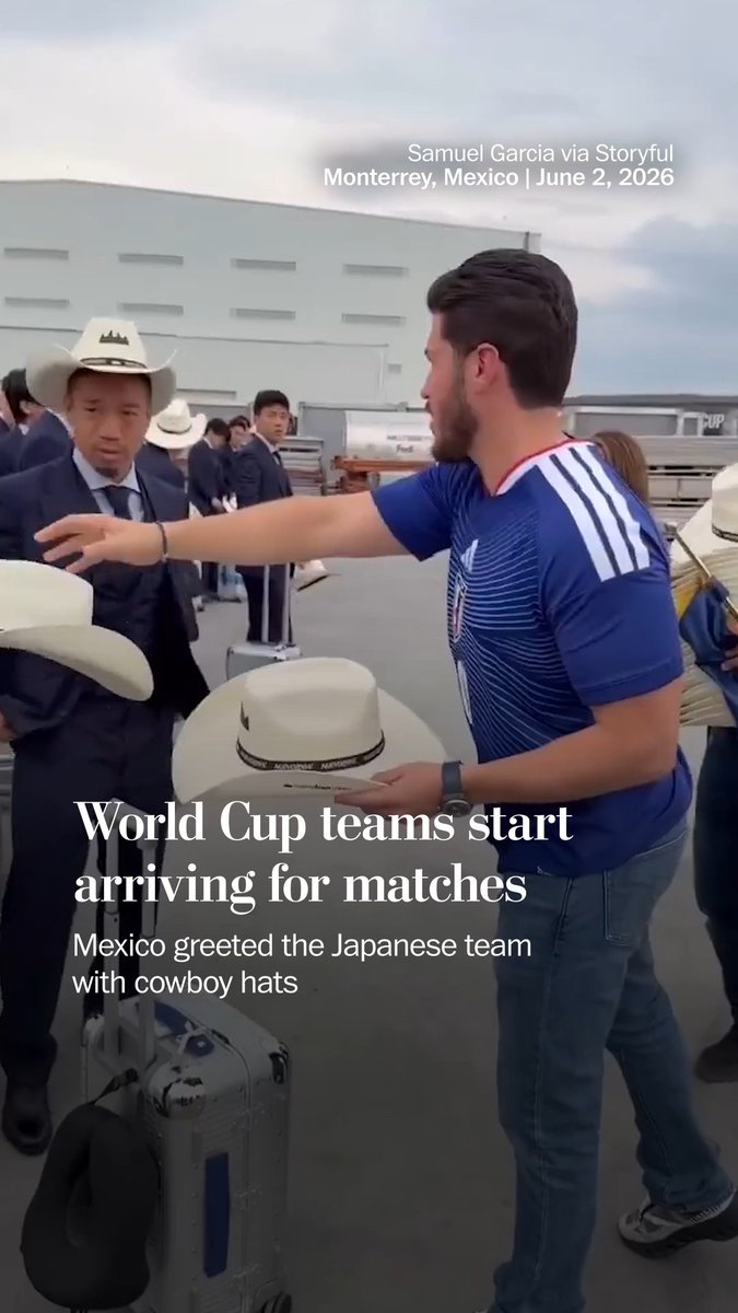 World Cup fever is already hitting different! 🔥 Packed airports, massive crowds waving national flags; supporters are showing out strong as kickoff gets closer. Which team are you riding with this tournament?