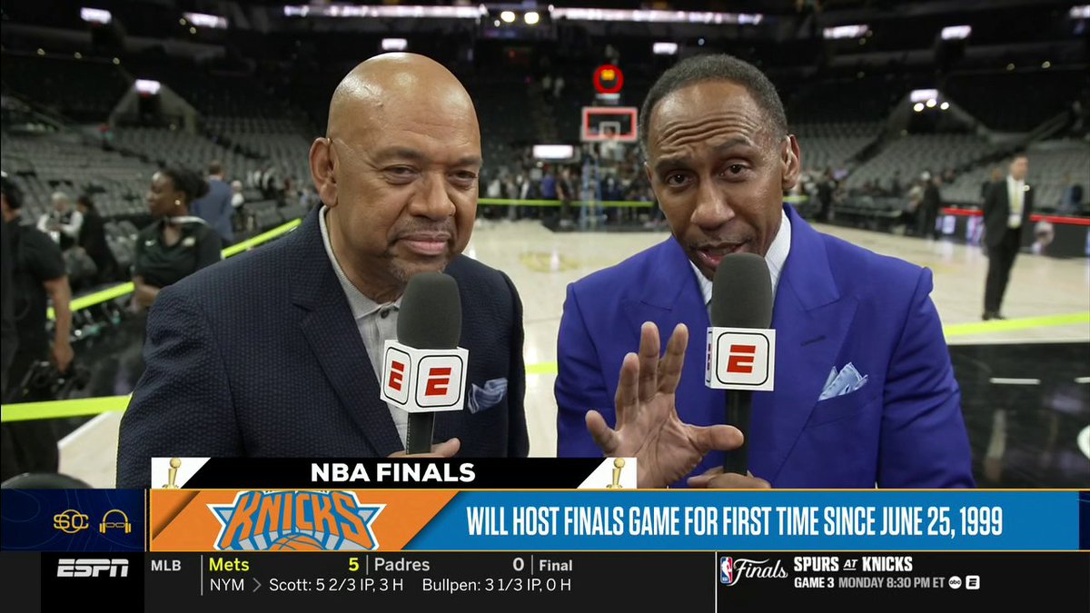"If you're not from the state of New York and you are not a New York Knick fan, you have no idea what we are going through right now." Stephen A Smith joins Michael Wilbon and Scott Van Pelt to discuss the importance of the Knicks 2-0 series lead 🙌